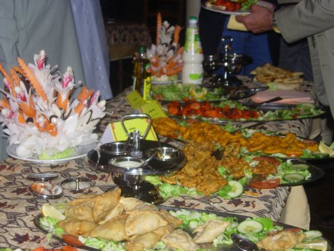 Buffet de spéialités indiennes